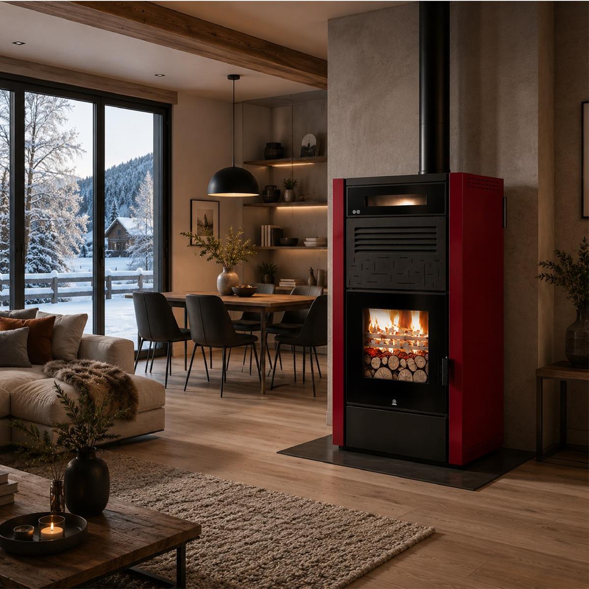 Didatto srl Air Wood VBL con Forno 20 Kw